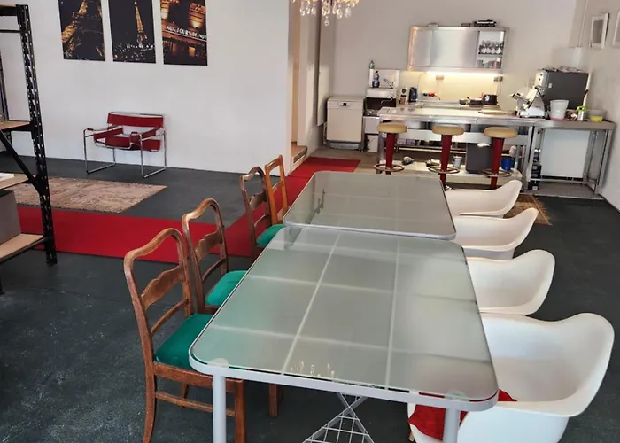 Big One Event Loft Gastro Kitchen, 200qm, Up To 6 Beds Lejlighed